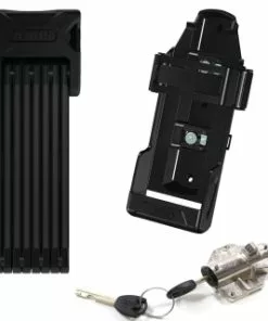 ABUS Bordo Big 6000 Faltschloss 120cm SH Halter + Shimano STEPS E8010 Akkuschloss Unterrohrakku