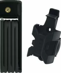 ABUS BORDO Lite 6055K/60 Faltschloss 60cm Schwarz Mit Halter - Level 7