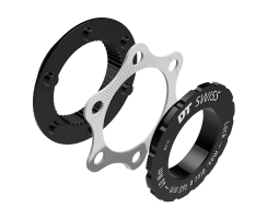 Dt-swiss DT Swiss Road Centerlock Adapter Für 6-Loch Bremsscheibe 140mm & 160mm