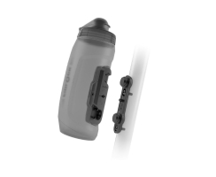 FIDLOCK TWIST Bottle 590 Smoke Trinkflaschen Set Inkl. Bike Base Magnethalter Flaschenhalter
