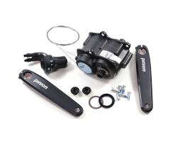 PINION Getriebe C1.9 XR Schwarz Anthrazit - Komplettset P1120 - Schaltgriff DS2 + Kurbel