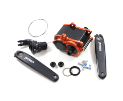 PINION Getriebe P1.12 - Komplettset P1010 - Schaltgriff DS2 + Kurbel