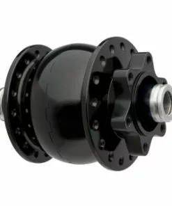 SON 28 12 Nabendynamo Schwarz 32 Loch 6-Loch Scheibenbremsaufnahme Mit 12x100mm Steckachse