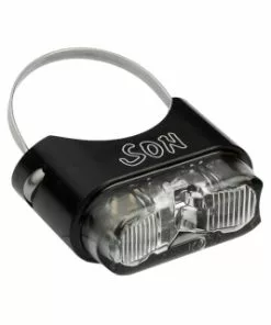 SON LED Rücklicht Für Sattelstütze Ø 26 - 31,8mm Schwarz - Dynamo AC