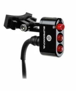 SUPERNOVA E3 Tail Light 2 LED Rücklicht Für Sattelstützen 6 Volt Schwarz