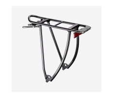 TUBUS Racktime Shine Evo Light Gepäckträger 28" Mit Schmalem Rücklicht + Standlicht, Alu Schwarz (AC)